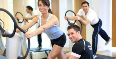 Vibration Platform Machines woman indoor training